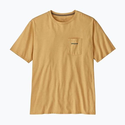 Koszulka męska Patagonia Boardshort Logo Pocket Responsibili beeswax tan