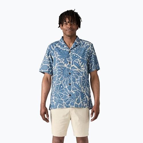 Koszula męska Patagonia Tidal Threads Camp bees and lowers/still blue