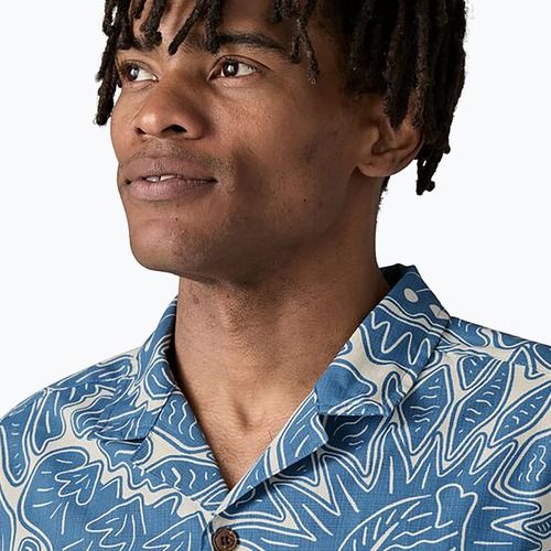 Koszula męska Patagonia Tidal Threads Camp bees and lowers/still blue