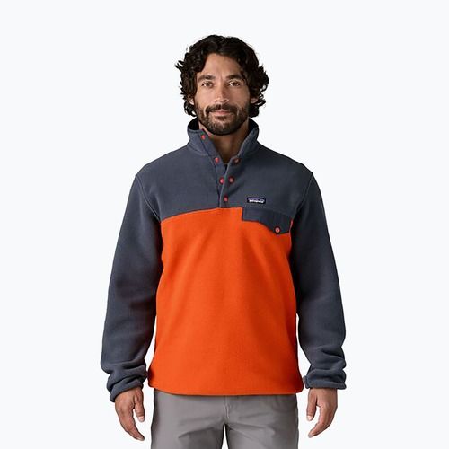 Bluza trekkingowa męska Patagonia LW Synch Snap-T P/O pollinator orange