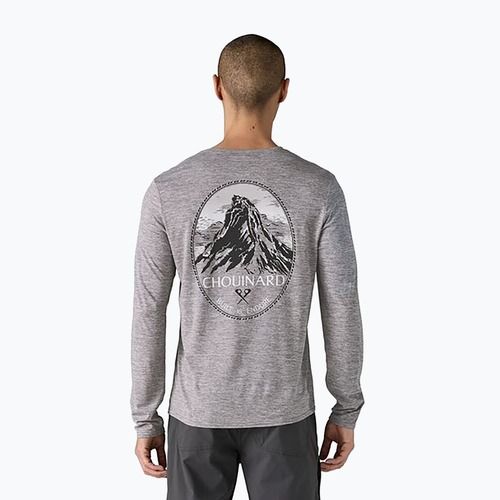 Longsleeve męski Patagonia Cap Cool Daily Graphic Lands chouinard crest/feather grey