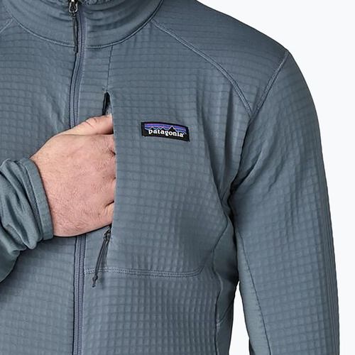 Bluza polarowa męska Patagonia R1 Hybrid utility blue