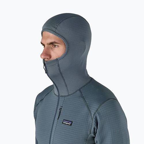 Kurtka softshell męska Patagonia R1 Hybrid Pullover Hoody utility blue