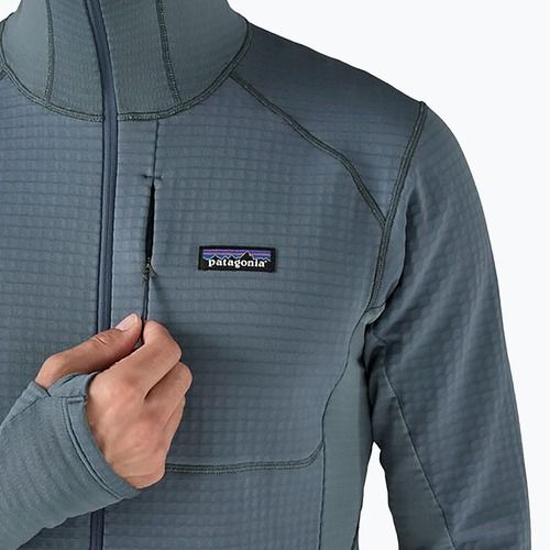 Kurtka softshell męska Patagonia R1 Hybrid Pullover Hoody utility blue