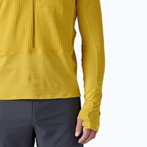 Kurtka softshell męska Patagonia R1 Hybrid Pullover Hoody bundle green