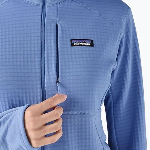 Kurtka softshell damska Patagonia R1 Hybrid Pullover Hoody abundant blue