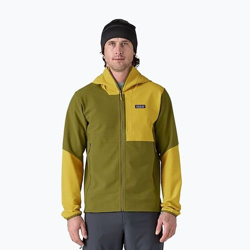 Bluza męska Patagonia R1 TechFace Hoody graze green