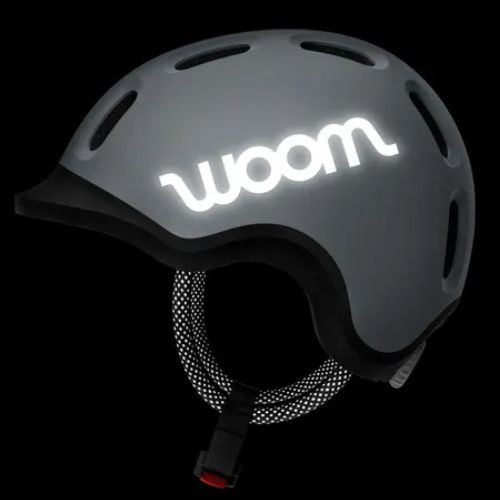 Kask rowerowy dziecięcy woom Ready light grey
