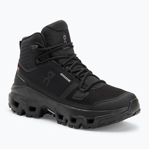 Buty damskie On Cloudrock Mid Waterproof black/black