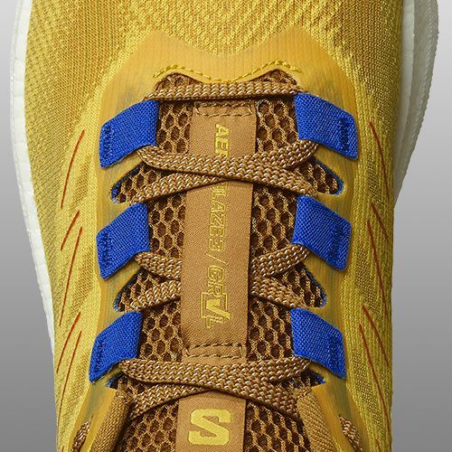 Buty do biegania męskie Salomon Aero Blaze 3 GRVL spicy mustard/vanilla ice/nautical blue