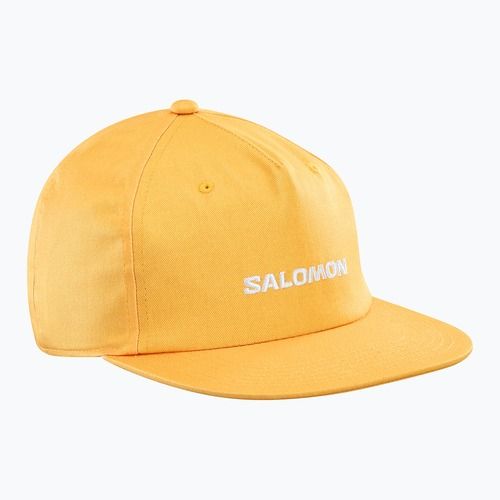 Czapka z daszkiem Salomon Flat apricot