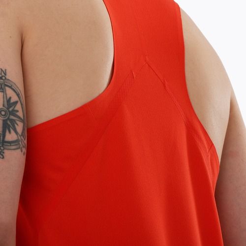 Koszulka do biegania męska Salomon S/Lab Speed Singlet flery red