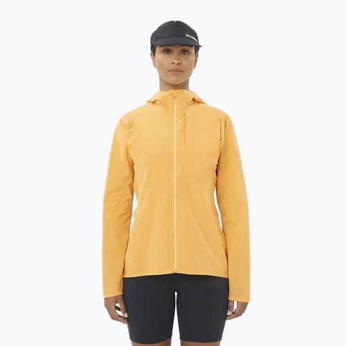 Kurtka do biegania damska Salomon Bonatti Trail warm apricot