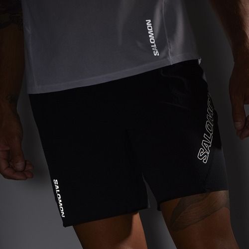 Spodenki do biegania męskie Salomon Sense Aero 7'' deep black