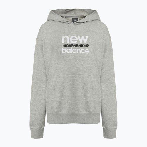 Bluza damska New Balance Sport Graphic French Terry Hoodie athletic grey
