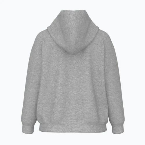 Bluza damska New Balance Fleece Logo Full Zip athletic grey