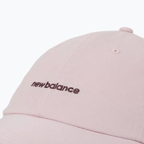 Czapka z daszkiem damska New Balance 6 Panel Linear Logo rosesugar