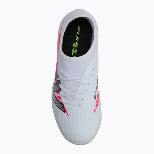 Buty piłkarskie dziecięce New Balance Furon Team V8 Jr TF white
