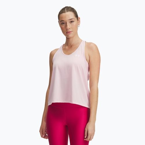 Top treningowy damski Under Armour Tech Swing Tank prime pink/white