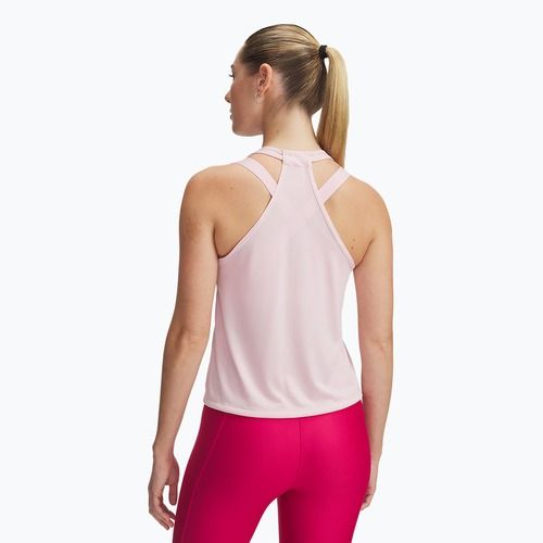 Top treningowy damski Under Armour Tech Swing Tank prime pink/white