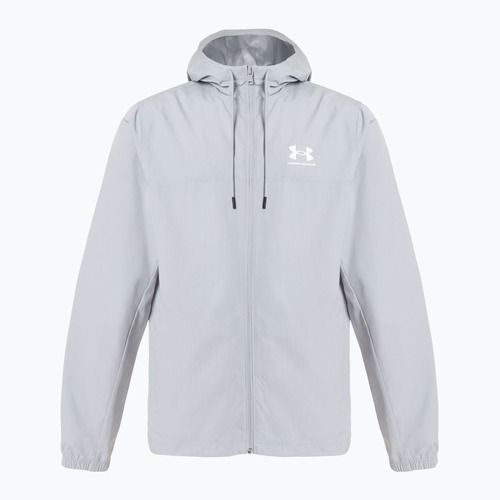Kurtka męska Under Armour Rival Woven Windbreaker mod gray/mod gray/white