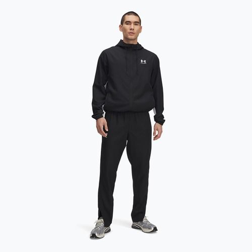 Spodnie męskie Under Armour Rival Woven Windbreaker Pant black/black/white