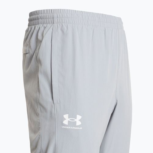 Spodnie męskie Under Armour Rival Woven Windbreaker Pant mod gray/mod gray/white
