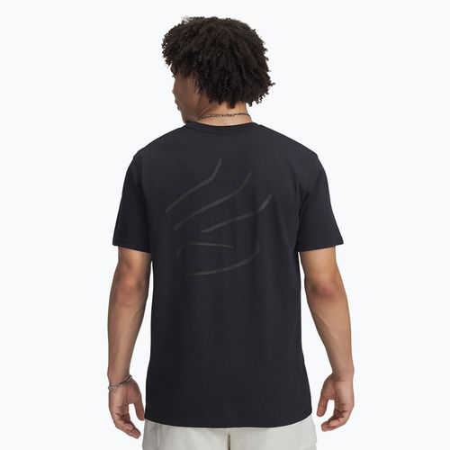 Koszulka koszykarska męska Under Armour Curry Heavyweight Trend Tee black/black