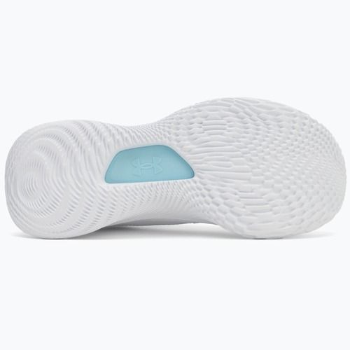Buty do koszykówki Under Armour CURRY 4 FLOTRO white/stream/metallic silver