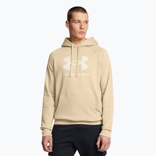 Bluza męska Under Armour Rival Fleece Logo HD city khaki/summit white