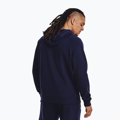 Bluza męska Under Armour Rival Fleece Logo HD midnight navy/white