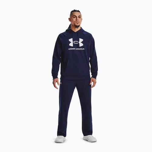 Bluza męska Under Armour Rival Fleece Logo HD midnight navy/white