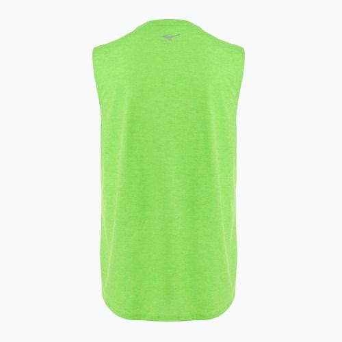 Koszulka do biegania męska Mizuno Impulse Core Sleeveless green gecko