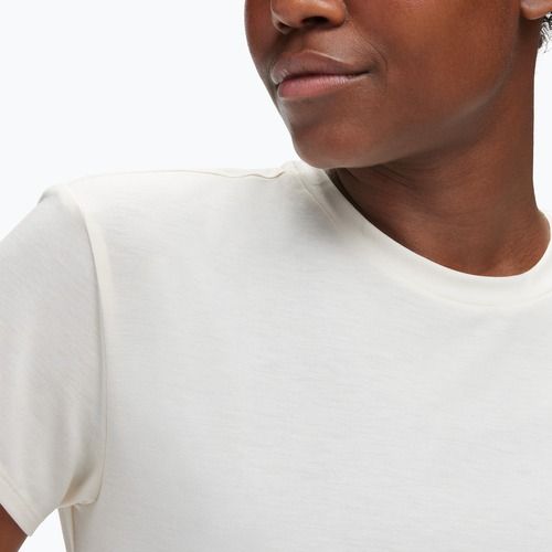 Koszulka do biegania damska HOKA Essential Tee eggnog