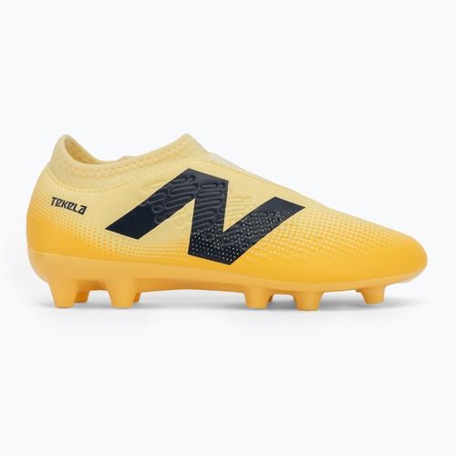 Buty piłkarskie dziecięce New Balance Tekela Magique V4+ Jr FG beige