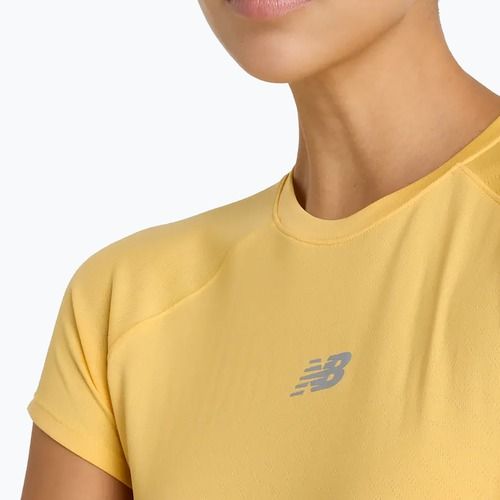 Koszulka damska New Balance Seasonal Jacquard clementine