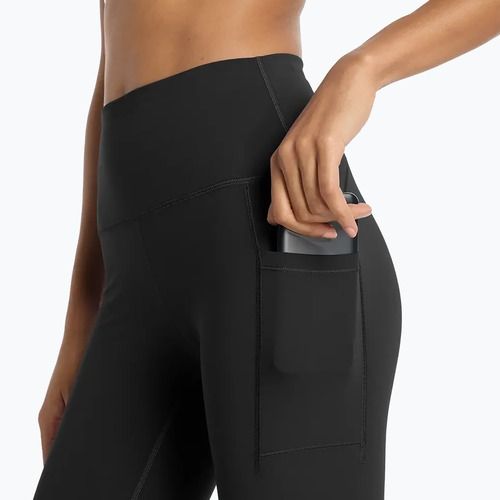 Legginsy do biegania damskie New Balance Sleek Pocket High Rise black