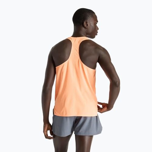 Koszulka do biegania męska New Balance Race Day Ultra Light Singlet hotmango