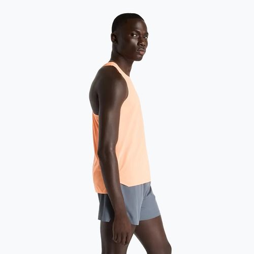 Koszulka do biegania męska New Balance Race Day Ultra Light Singlet hotmango