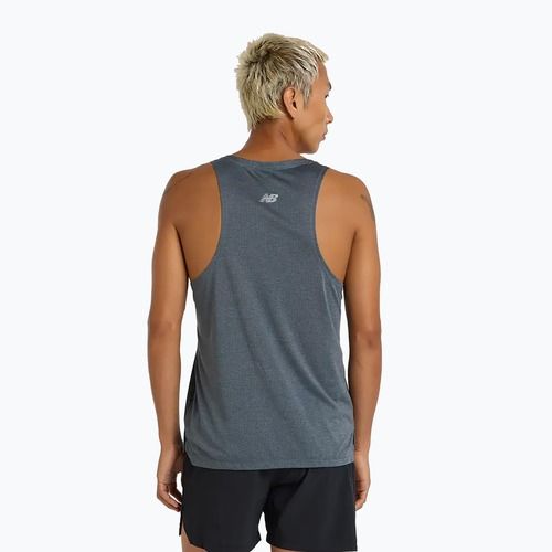 Koszulka do biegania męska New Balance Athletics Reflective graphite
