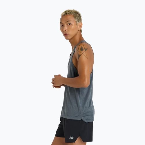 Koszulka do biegania męska New Balance Athletics Reflective graphite