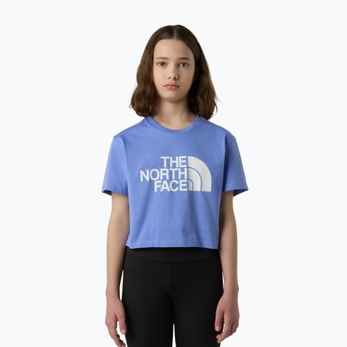 Koszulka dziecięca The North Face Crop Easy Tee virtual blue