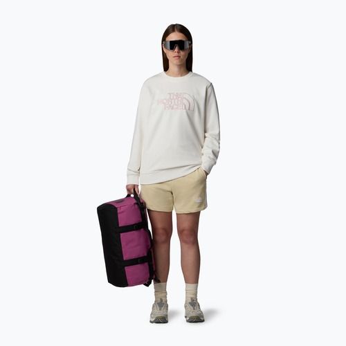 Bluza damska The North Face Drew Peak Light Crew white dune/metal pink