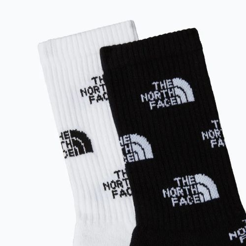 Skarpety The North Face Everyday Crew Logo 2 pary tnf black/tnf white