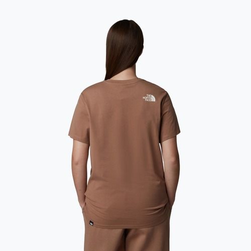 Koszulka damska The North Face Relaxed Easy Tee latte/white dune