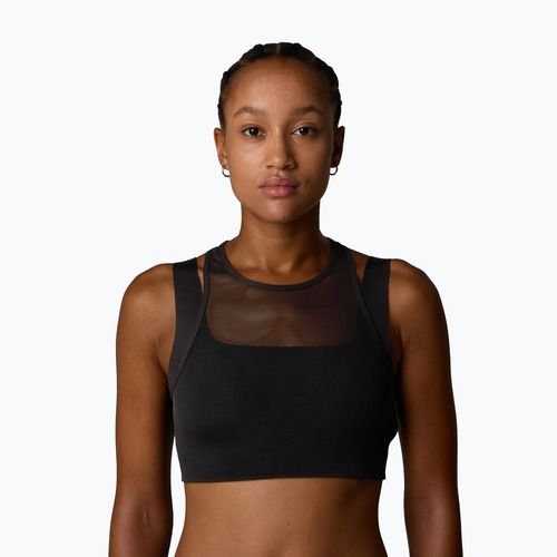 Biustonosz treningowy The North Face Refina Double Layer tnf black