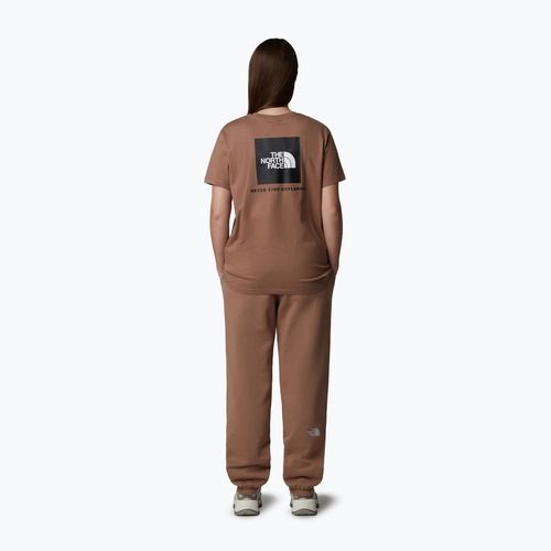 Koszulka damska The North Face Box Nse Relaxed Tee latte/tnf white