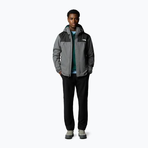 Kurtka przeciwdeszczowa męska The North Face Antora smoked pearl/tnf black/npf