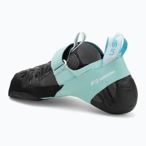 Buty wspinaczkowe damskie La Sportiva Skwama Vegan carbon/turquoise