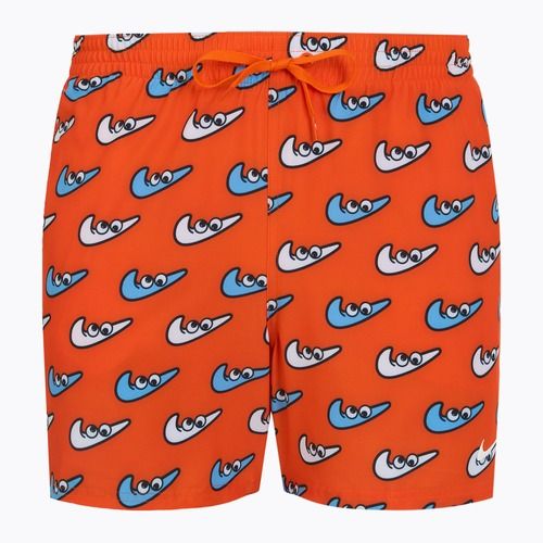 Szorty kąpielowe męskie Nike Multi Print 5" Volley orange blaze